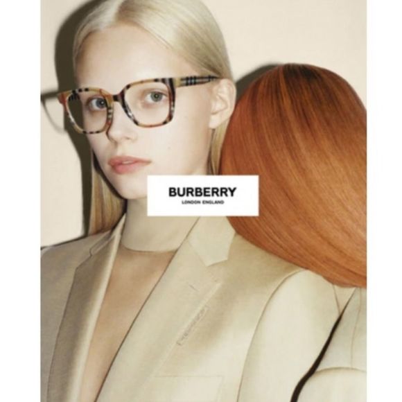 BRAND NEW BURBERRY EVELYN BE2347 3942 Black/Demo Lens Women Eyeglasses - Picture 12 of 12